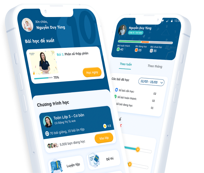 Edupia Math - Lớp học Toán online với Giáo viên giỏi Trường điểm